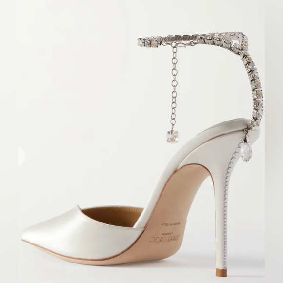 Absolutely beautiful Jimmy Choo Saeda 100MM Suede Pumps size 37 - Picture 3 of 15